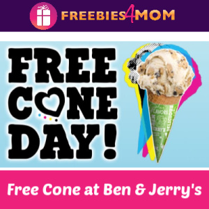 Free Cone Day at Ben & Jerry's April 9
