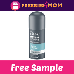 Free Sample Dove Men+Care Dry Spray