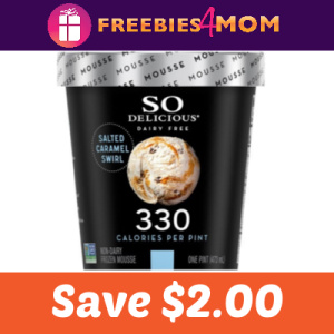 $2.00 off So Delicious Dairy Free Frozen Mousse