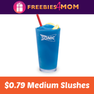 $0.79 Slushes at Sonic April 24