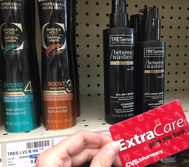 TRESemme Between Washes haircare at CVS