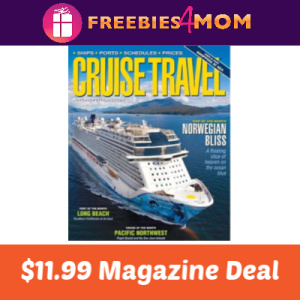 Magazine Deal: Cruise Travel $11.99