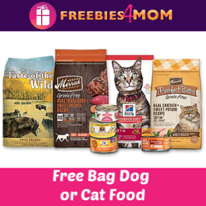 Free Bag of Dog or Cat Food at Petco 