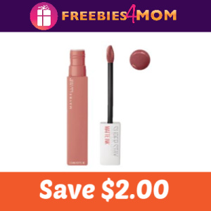 Save $2.00 off Maybelline New York Lip Product