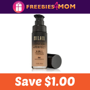 Save $1.00 on Milani Makeup at Walgreen's