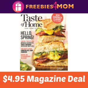 Magazine Deal: Taste of Home $4.95