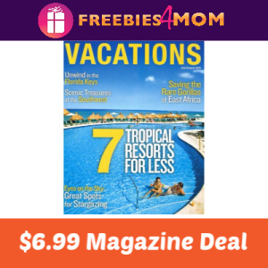 Magazine Deal: Vacations $6.99