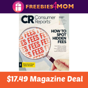 Magazine Deal: Consumer Reports $17.49
