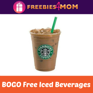 Starbucks BOGO Free Iced Beverages June 27