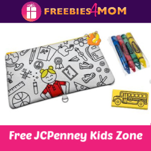 JCPenney Kid Zone Pencil Pouch July 13