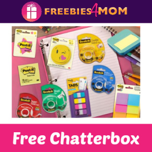 Free Post-It Back to School Chatterbox
