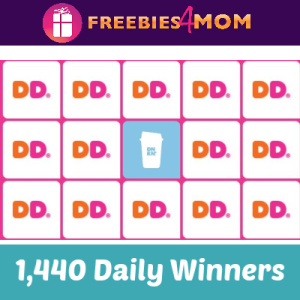 Sweeps Dunkin' Bingo (1,440 Daily Winners)
