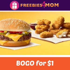 BOGO for $1 at McDonald's