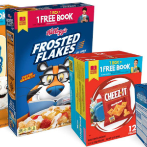 📚Get a Free Book With One Kellogg's Purchase (up to 10 free books)