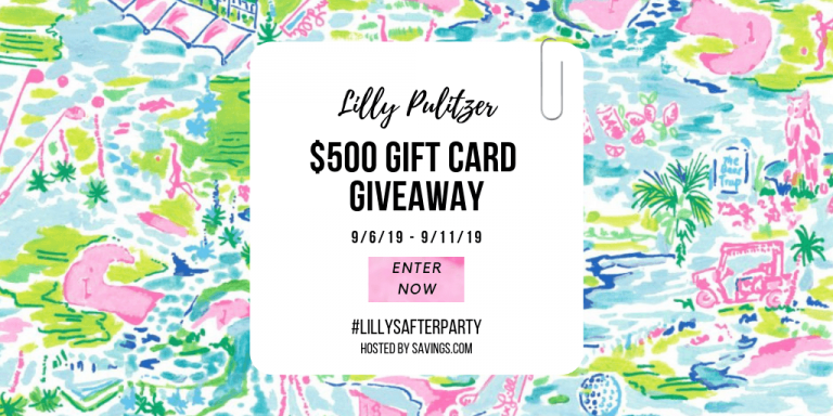 Closed 100 Lilly Pulitzer Gift Card Giveaway Freebies 4 Mom   LillysAfterPartyA 768x384 