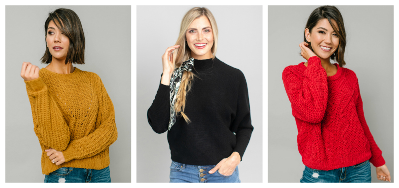 BOGO Sweaters (Starting at $34.95)