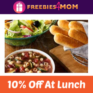 10% Off Any Entrée At Lunch