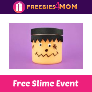 Free Monster Bash Slime Event at Michaels