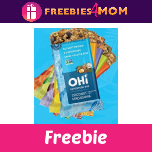 Free OHi Bar (In-Store Coupon)