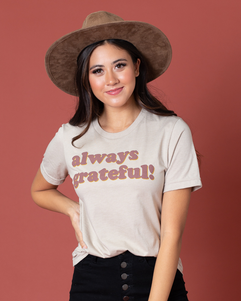 Free Grateful Tee w/Any $30 Order