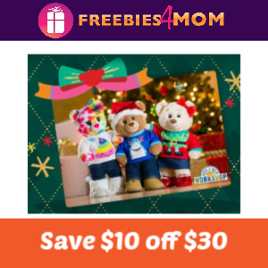 Save $10 off $30 at Build-A-Bear