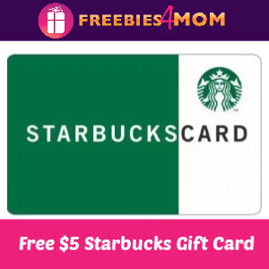 Free $5 Starbucks Gift Card (Verizon Customers)