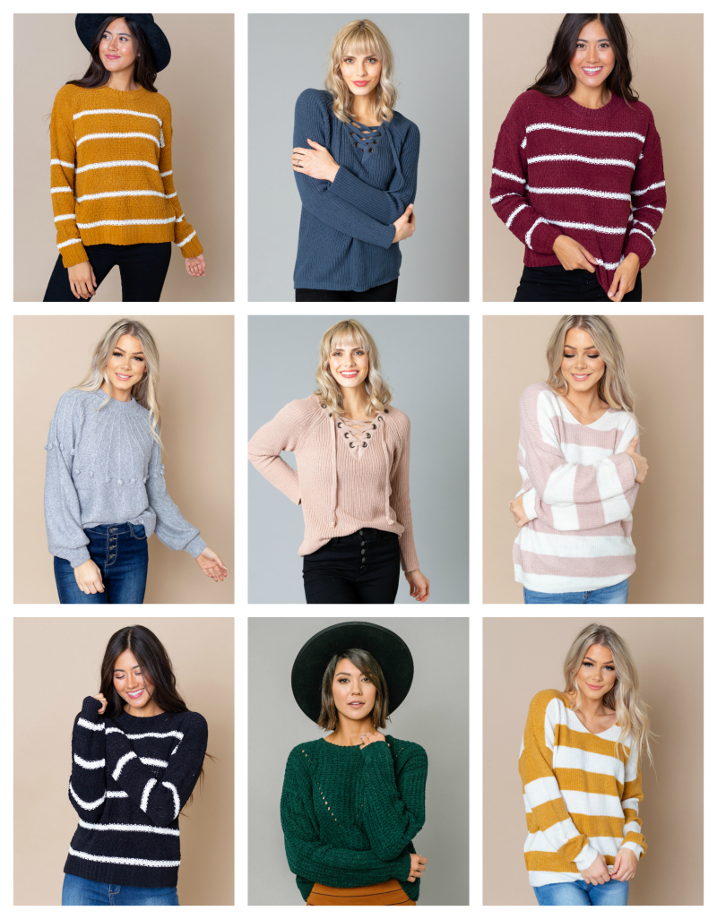 50% off Sweaters (Starting at $10)