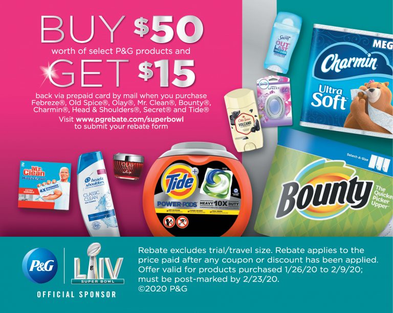 *Expired* 15 Rebate from P&G Freebies 4 Mom