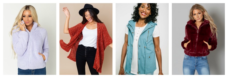 Outerwear, Vests & Kimonos 2 for $28