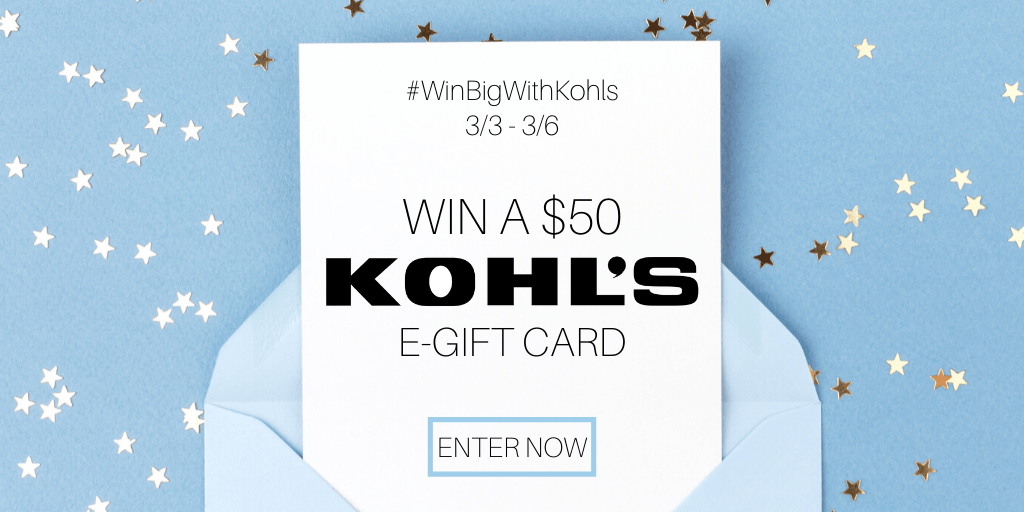 Win a $50 Kohls Gift Card