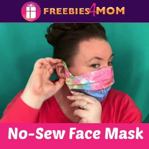 ✂️How to make a No-Sew Face Mask with Fabric Ear Loops