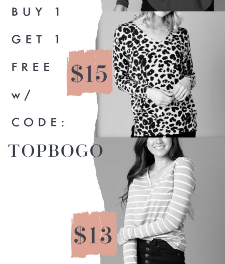 *Expired*👚Tops BOGO (prices start at 2 for 18) with Free Shipping