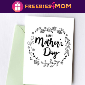 💐Free Mother's Day Coloring Card from Ting and Things