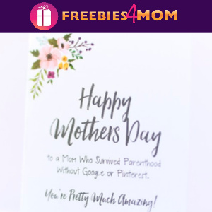 💐Free Mother's Day Printable: Funny Cards - Freebies 4 Mom