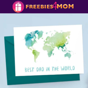🌎Free Best Dad in the World Card