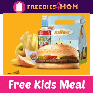 🍔Free Kids Meal at Burger King (In-App)