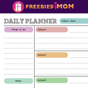 📚Free Printable Homework Planner