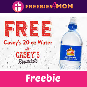 💧Free Bottle of Water at Casey's Today