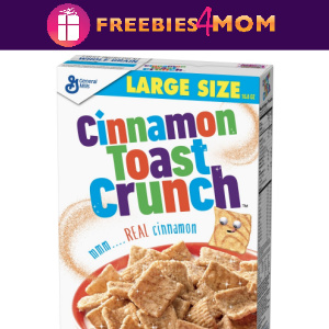 🥣Rebate: Free Box Cinnamon Toast Crunch