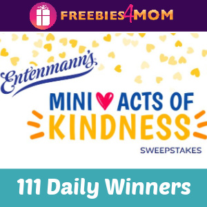 🌼Sweeps Entenmann's Mini Acts of Kindness (111 Daily Winners)