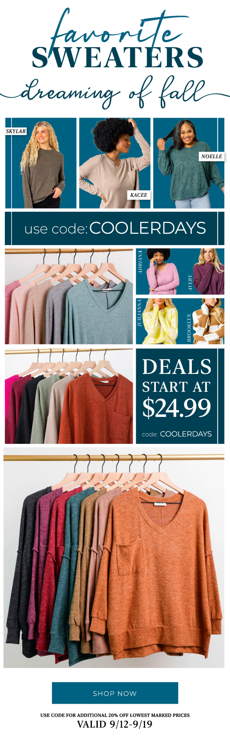 🍂40% Off Fall Sweaters