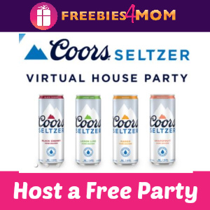 🍻Free Coors Seltzer Virtual House Party