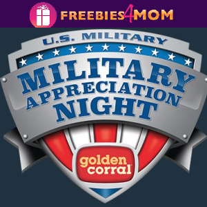 ⭐️Free Thank You Meal for Military at Golden Corral