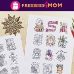 Printable Inky 🎅Free Christmas Printable: Inky Advent Calendar - Freebies 4 Mom