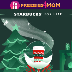 ☃️Sweeps Starbucks for Life (28,939 daily winners)