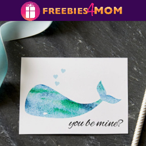 🐳Free Printable Valentine Card "Whale You Be Mine?"
