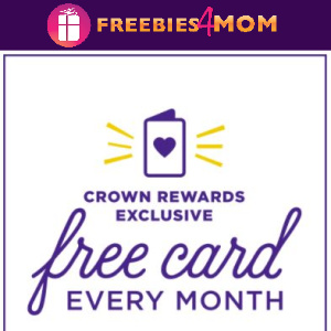 👑Free Hallmark Card Monthly In-Store ($3.99 Value)