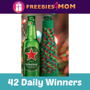 🎄Sweeps Heineken Holiday Koozie (42 Daily Winners)