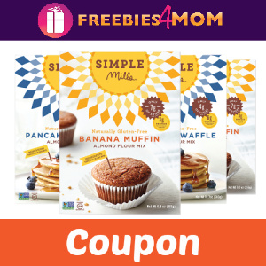 🥞Coupon: Save $1.00 Off One Simple Mills Product
