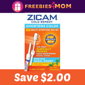 🤧Coupon Save $2.00 off any Zicam Product